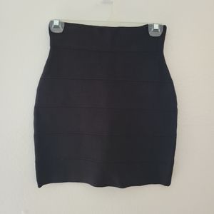 INC International Concepts skirt formal casual color Black size S stretch